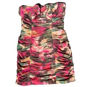 bb dakota floral 2000s summer mini dress